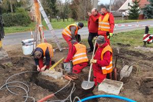 dokončení betonáže základů pro nový technologický objekt